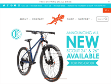 Tablet Screenshot of clearybikes.com